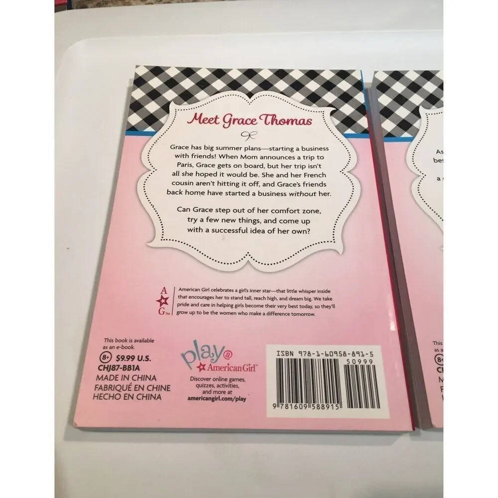 American Girl Set of 3 Grace Books - Gently Used